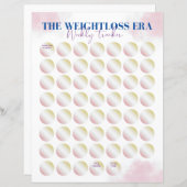 2024 De Gewichtsverlies ERA Tracker - 52 Week Trac (Voorkant / Achterkant)