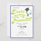 2024 Dinks met het Afstuderen Pickleball Afstudere Kaart (Voorkant)