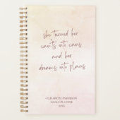 2024 Doelen & Plannen Quote Naam Planner (Voorkant)