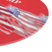 2024 Donald Trump Amerikaanse vlag Snijplank (Hoek)