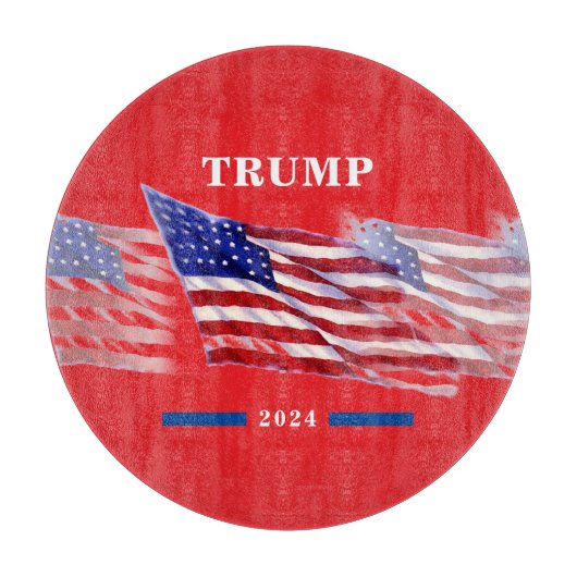 2024 Donald Trump Amerikaanse vlag Snijplank (Voorkant)