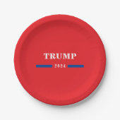 2024 Donald Trump Papieren Bordje (Voorkant)