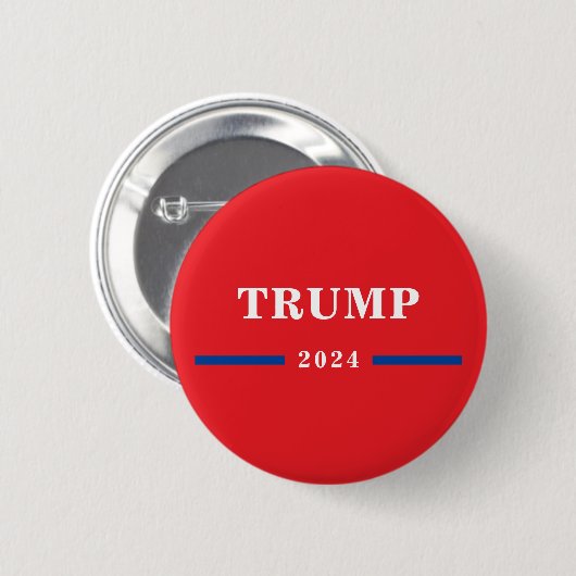 2024 Donald Trump Ronde Button 5,7 Cm (Voorkant /achterkant)