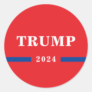 2024 Donald Trump Ronde Sticker