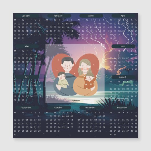 2024 Donder & Bliksem Kalender (Voorkant)