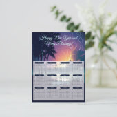 2024 Donder & Bliksem Kalender Briefkaart (Staand voorkant)