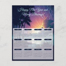 2024 Donder & Bliksem Kalender Briefkaart