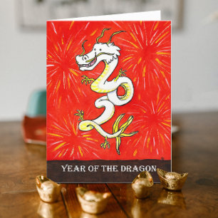 2024 Drakenwenskaart Feestdagen Kaart