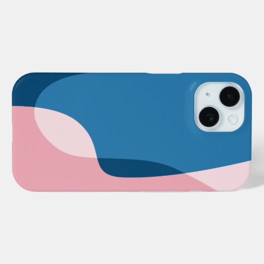 2024 editie Blauw en Roze Case-Mate iPhone Case (Achterkant (horizontaal))