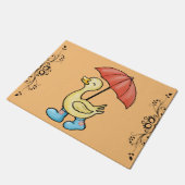 2024 Eend in regenlaarzen Deurmat (Schuin)