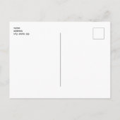 2024 Eenvoudig Afstudeerder Foto Briefkaart (Achterkant)