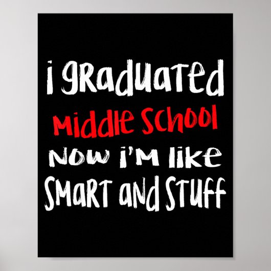 2024 ein humorvolle middelbare school ein humorvol poster (Voorkant)