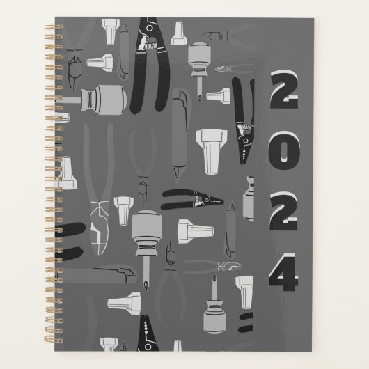 2024 Elektrisch gereedschap van de handel Planner (Voorkant)