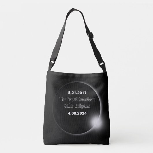 2024 en 2017 dubbelzijdige zonnepanelen crossbody tas (Achterkant)