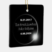 2024 en 2017 dubbelzijdige zonnepanelen keramisch ornament (Rechts)