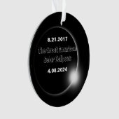 2024 en 2017 dubbelzijdige zonnepanelen ornament (voorkant)