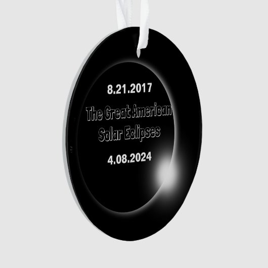 2024 en 2017 dubbelzijdige zonnepanelen ornament (voorkant)