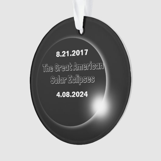 2024 en 2017 dubbelzijdige zonnepanelen ornament (voorkant)