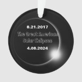 2024 en 2017 dubbelzijdige zonnepanelen ornament (voorkant)