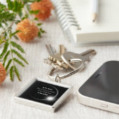 2024 en 2017 dubbelzijdige zonnepanelen sleutelhanger (Zijkant)