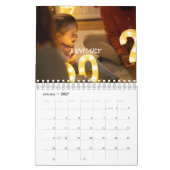 2024 Familie Aangepaste Foto Chic Script Kalender (Jan 2027)