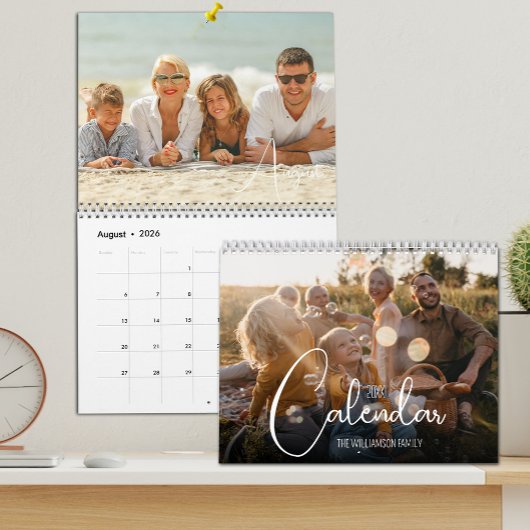 2024 familie aangepaste foto kalender