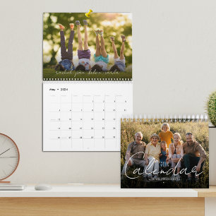 2024 familie aangepaste foto kalender