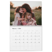 2024 Familie aangepaste fotokalender Kalender (Feb 2026)
