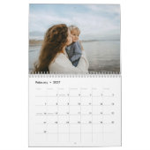 2024 Familie Foto Aangepaste Kalender Gift (Feb 2027)