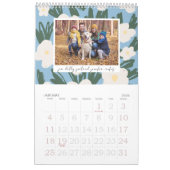2024 Familie Foto's Bloemengrens Kalender (Jan 2026)