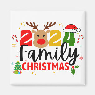 2024 Familie Kerst Magneet