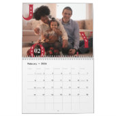 2024 feestelijke aangepaste foto vreugde kerst fam kalender (Feb 2026)