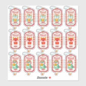 2024 Feestelijke Draak Chinese Maan Nieuwjaar Sticker (Vel)