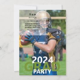 2024 Football foto afstudeerfeest Kaart