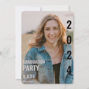 2024 Foto Afgeronde Graduation Party Uitnodiging