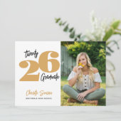 2024 Foto Afstuderen Handschrift Typografie Kaart (Staand voorkant)