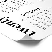 2024 Fotokalender minimalistisch modern Poster (Hoek)