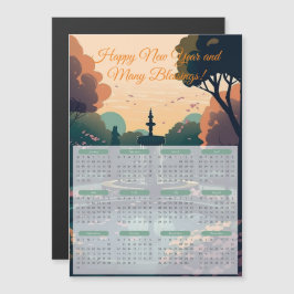 2024 Fountain Park Agenda Magnetische Kaart