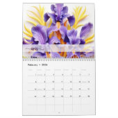 2024 Geboorte Maand Bloemen Kalender Papier Kunst  (Feb 2026)