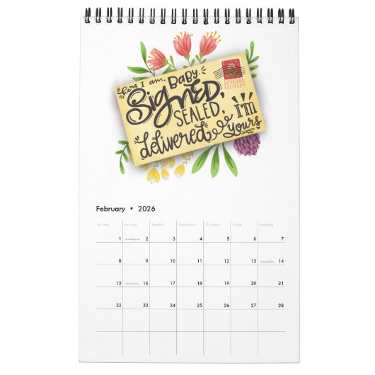 2024 Geïllustreerde kalender door Giao Williams (Feb 2026)