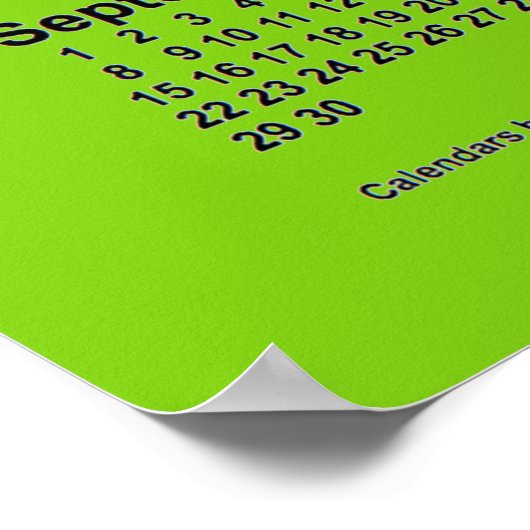 2024 Gele groene agenda van Janz Print (Hoek)