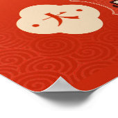 2024 Gelukkig Chinees Maanjaar Nieuwjaar Poster (Hoek)