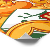 2024 Gelukkig Chinees Maanjaar Nieuwjaar Poster (Hoek)