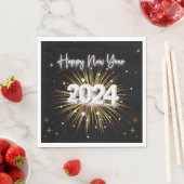 2024 Gelukkig Nieuwjaar Diner servetten (Insitu)