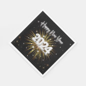 2024 Gelukkig Nieuwjaar Diner servetten (Hoek)