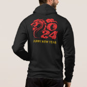 2024 Gelukkig Nieuwjaar Hoodie (Achterkant)
