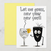2024 Gelukkig Nieuwjaar Sarcastisch Grappig meme Kaart (Voorkant / Achterkant)