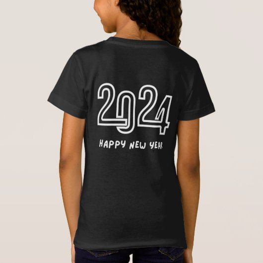 2024 Gelukkig Nieuwjaar T-shirt (Achterkant)