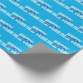 2024 Gelukkig Nieuwjaar Verpakkend Document Cadeaupapier (Hoek)