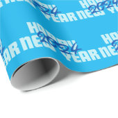 2024 Gelukkig Nieuwjaar Verpakkend Document Cadeaupapier (Rol Hoek)